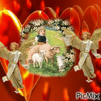 Anges et bergers - Free animated GIF