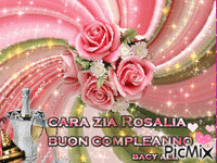 compleanno di zia rosalia - Бесплатный анимированный гифка