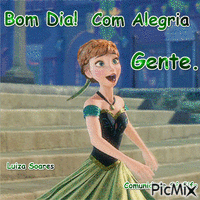 Bom dia com alegria - Бесплатный анимированный гифка