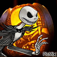 Jack Skellington Halloween - 免费动画 GIF