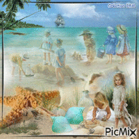 A la plage par BBM - GIF animado gratis