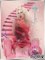 In Pink Animiertes GIF