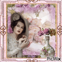 Vintage creation in pastel... 动画 GIF
