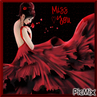 Miss you - Ingyenes animált GIF