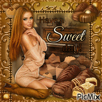 Sweet Chocolate day 🍫🍯 - GIF animé gratuit
