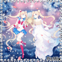 Petali di stelle per Sailor Moon - Nemokamas animacinis gif