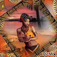 african beauty - PNG gratuit
