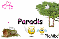paradis animovaný GIF
