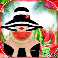 marzia - Watermelon animovaný GIF