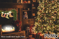 Christmas Tree Fireplace