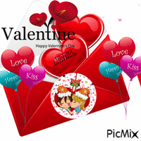 Valentine - GIF animé gratuit
