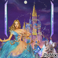 Cinderella - Bezmaksas animēts GIF
