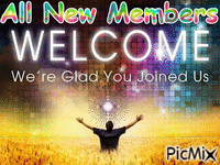New Members - GIF animé gratuit