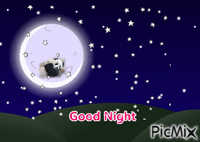 Good Night animēts GIF