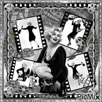 Marilyn Monroe, Actrice, Chanteuse américaine GIF animado