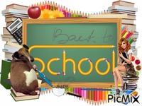 BACK TO SCHOOL BIBI animovaný GIF