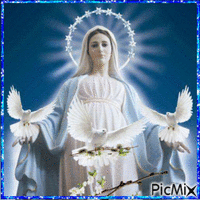 Sainte Vierge Marie - Gratis animeret GIF