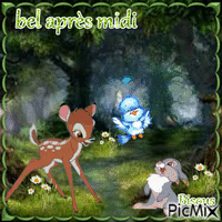 la frêt de Bambi animovaný GIF