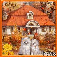 Herbst automne autumn - Ingyenes animált GIF