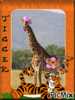 la girafe - Ingyenes animált GIF