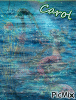The Mermaid Harpist - GIF animé gratuit