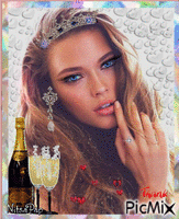 Girl was crowned Miss World Animated GIF