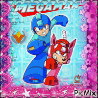 Megaman Robot Masters animuotas GIF
