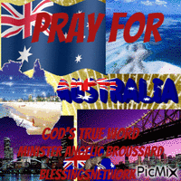 Pray For Australia animerad GIF