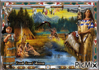 Camp indien - Free animated GIF