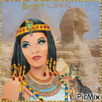 Egypt Cleopatra κινούμενο GIF
