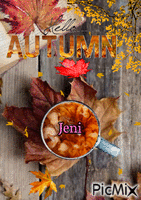 Hello autumn animasyonlu GIF