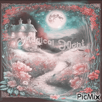 Magical night - Безплатен анимиран GIF