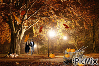 Autumn walk - 無料のアニメーション GIF