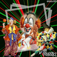 Clowns par BBM GIF animé