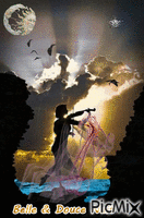 Belle & Douce Nuit sur un air de violon GIF animata
