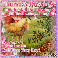 Thursday Blessings 05112017 анимированный гифка