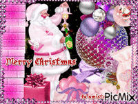 Merry chritsmas-la amistad es bella animált GIF