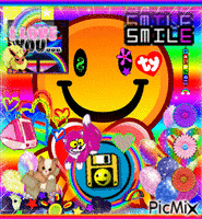 Love you all smiley - GIF animé gratuit