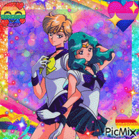 Sailor Uranus and Sailor Neptune