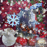 MERRY CHRISTMAS FROM CAROL A. WILLIS - Безплатен анимиран GIF