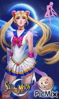 Sailor moon Usagi laurachan - GIF animé gratuit