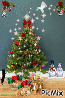 Árvore de natal - Gratis animerad GIF