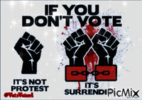 If You Don't Vote - Besplatni animirani GIF