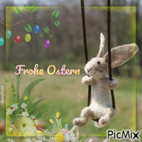 Frohe ostern анимирани ГИФ