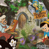 Pinocchio - Bezmaksas animēts GIF
