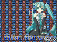 Miku Hatsune κινούμενο GIF