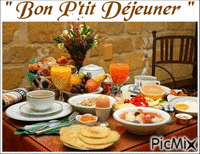 Bon P'tit Déjeuner - Zdarma animovaný GIF
