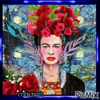 Frida Kahlo, concours - Darmowy animowany GIF