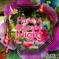 Have A Blessed Night - GIF animé gratuit