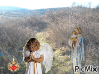 Angel Mary geanimeerde GIF
